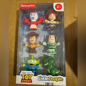 Fisher Price x Disney Pixar Toy Story Little People figures.